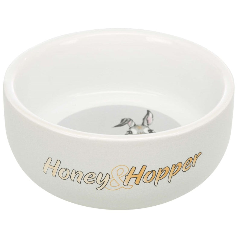Trixie Honey & Hopper Keramikskål, 250 ml/ø 11 cm Blandade färger