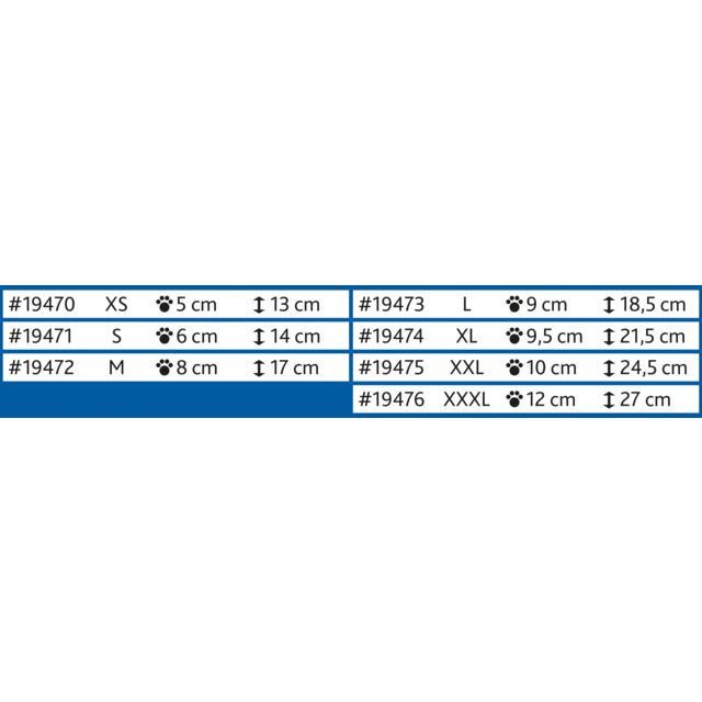 Trixie - Hundskor Walker Comfort 2-pack, XS, S, M - svart