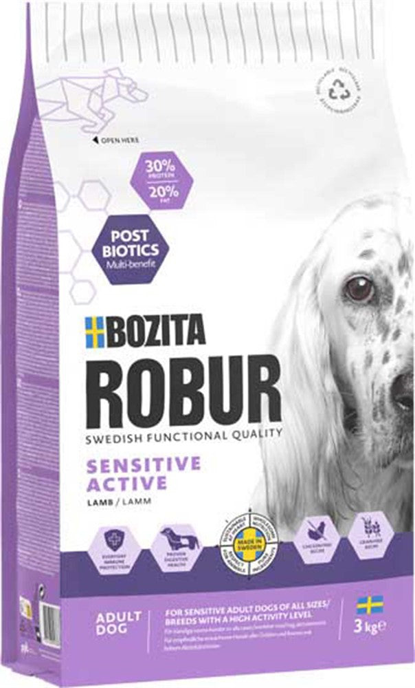 Bozita - Robur Sensitive, GF Active, Lamb