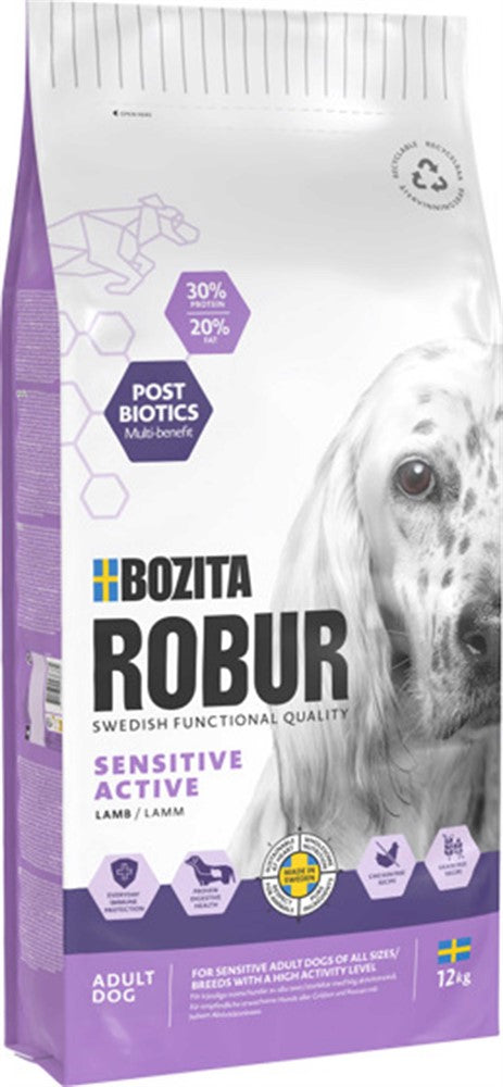 Bozita - Robur Sensitive, GF Active, Lamb