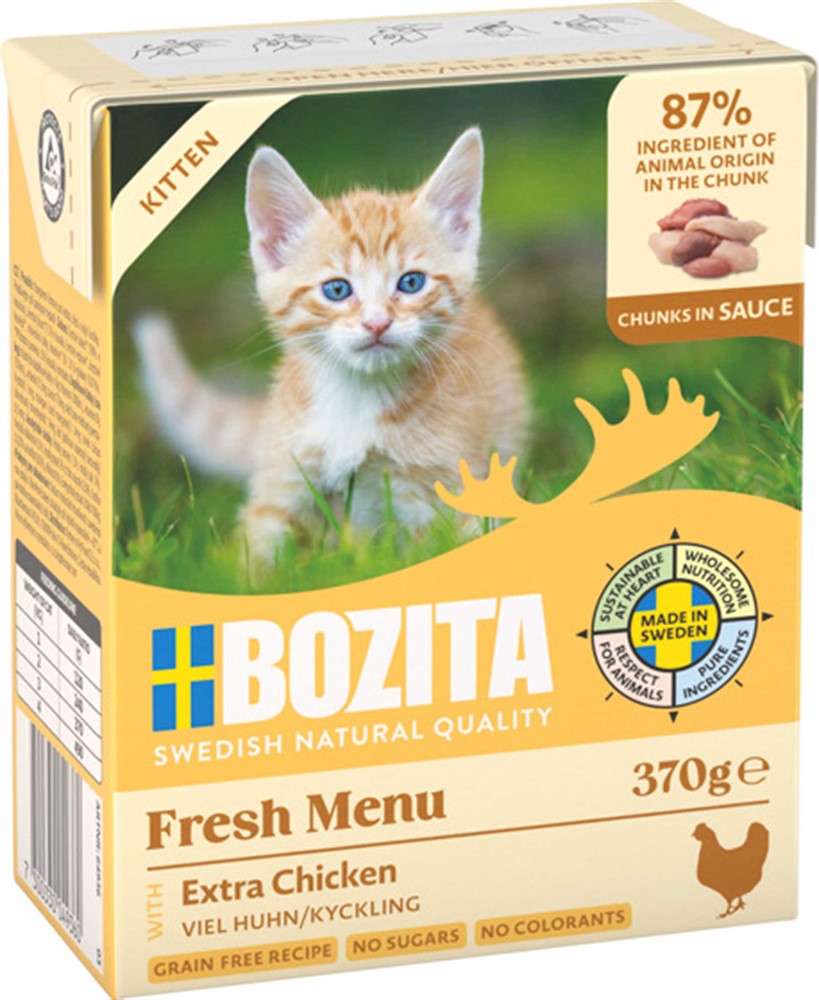 Bozita - Katt, Kitten Kyckling i Sås 370 g