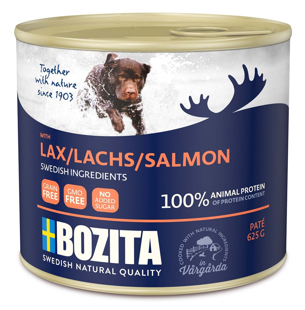 Bozita - Hund, Våtfoder Paté Lax 625g