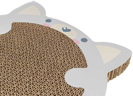 Trixi - Junior klösbräda, wellpapp, 31 × 2.5 × 32.5 cm, ljusgrå