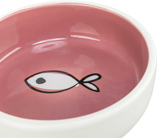 Trixie - Keramikskål, 0.3 l/ø 13 cm fägerna  Röd el. Mint