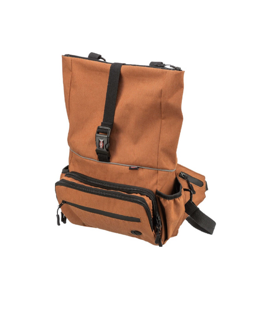 Trixie - Rullryggsäck och höftväska, Belt: 55-130 cm, rost