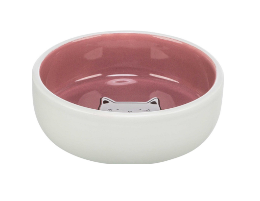 Trixie - Keramikskål, 0.3 l/ø 13 cm fägerna  Röd el. Mint