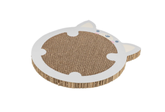 Trixi - Junior klösbräda, wellpapp, 31 × 2.5 × 32.5 cm, ljusgrå