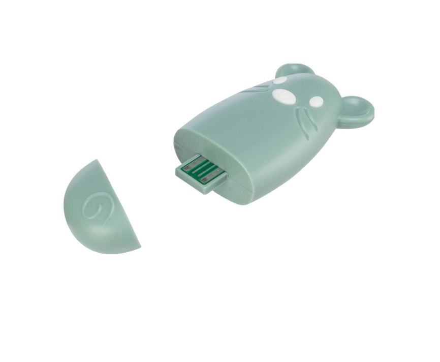 Trixie - Laserpekare Catch the Light, USB, 3 lägen, 7 cm, sage