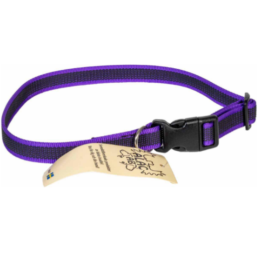 Alac - halsband antiglid 20 mm*35-55 cm Lila