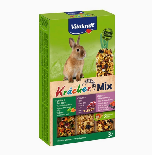 Vitakraft - Kräcker Trio-Mix Kanin