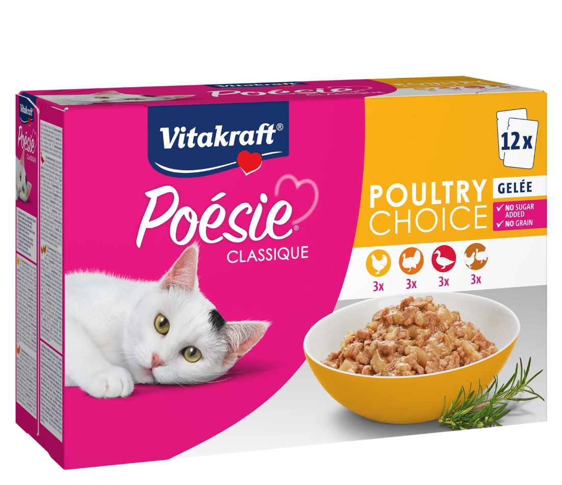  Vitakraft - Poesie Poultry Choice 12x85 g