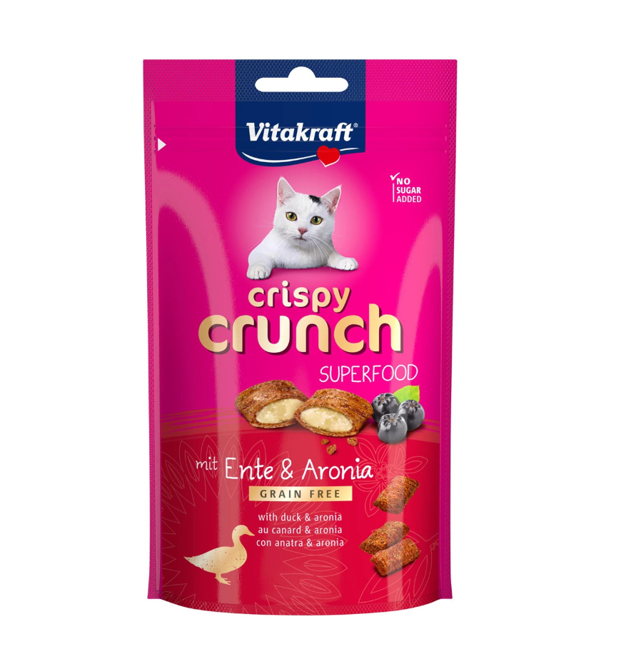  Vitakraft - Crispy Crunch Superfood Anka / Aronia 60 g
