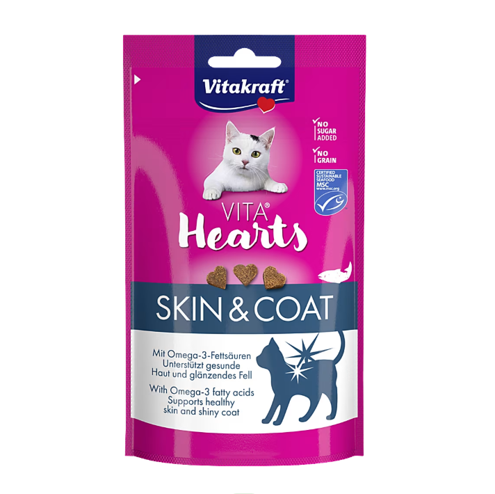  Vitakraft - Hearts Skin & Coat Lax 40 g