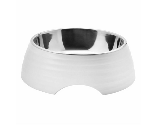 Dogman - Matskål Amy Vit