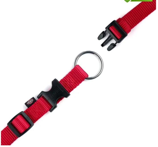 Trixie - Classic halsband XL 40-65 cm röd