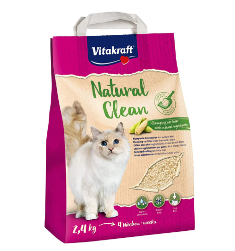 Vitakraft - Kattströ Majs 2,4 kg