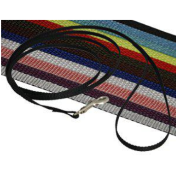 Alac - Koppel nylon, brun 10 mm x 190 cm