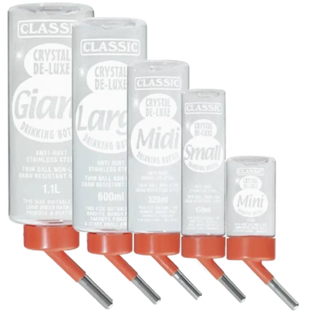 Classic - Vattenflaska, Crystal De-Luxe Drinking Bottle, flera storlekar 600 - 1000 ml
