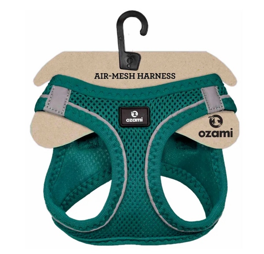 Ozami - Air-mesh Harness, Turkos sele. Medium - XLarge