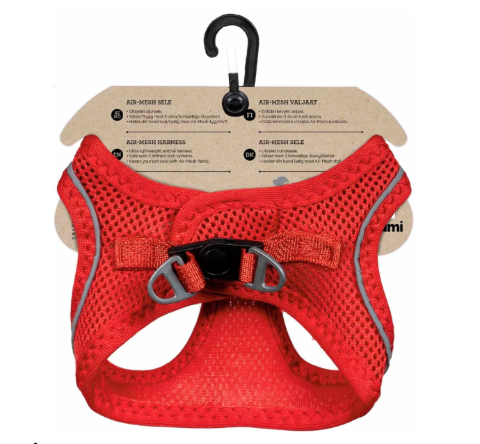 Ozami - Air-mesh Harness, Rosa sele. 3XSmall - XSmall