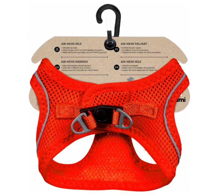 Ozami - Air-mesh Harness, Orange sele. 3XSmall - XSmall