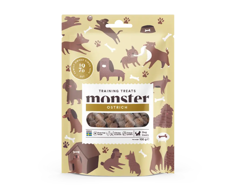 Monster Dog Training Treats Ostrich