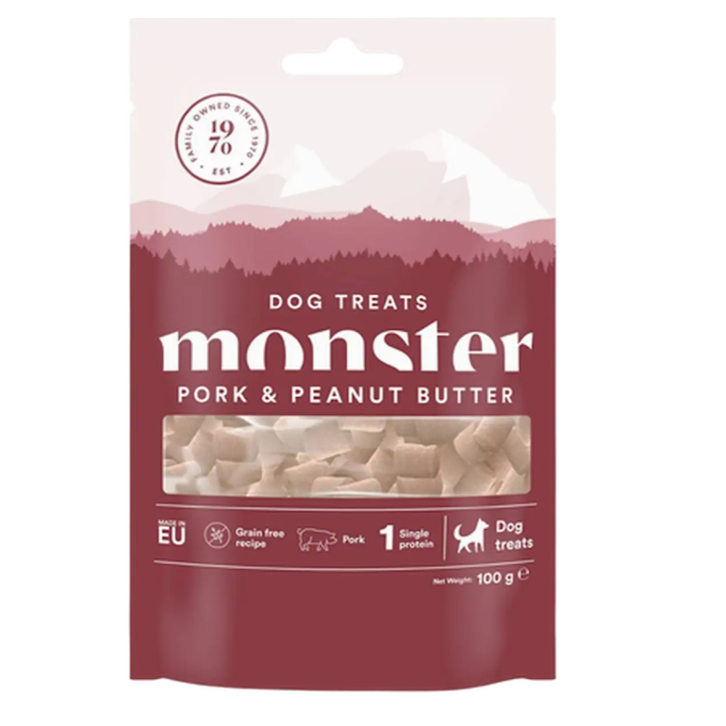 Monster Treats Pork & Peanut Butter 100 g