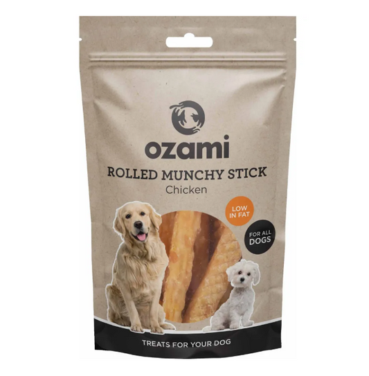 Ozami Chicken Rolled Munchy Stick 12cm 100g