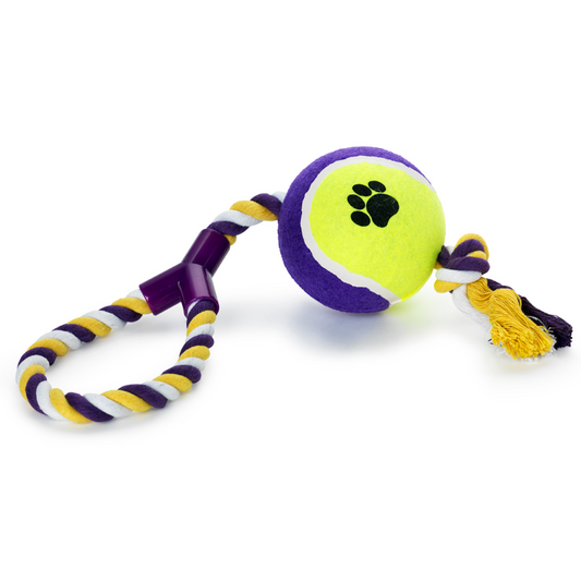 Dogman Leksak Rep med Boll Lila