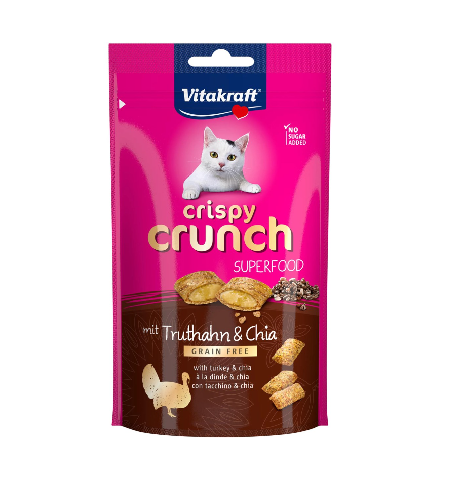 Vitakraft Crispy Crunch Kalkon & Chia 50 g
