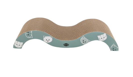 Trixi -  Klösbräda Mimi, wellpapp, Catnip, 50 × 9 × 23 cm