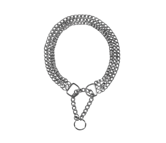 Trixie - Kättinghalvstryp, 3-radig, 50 cm/2.5 mm