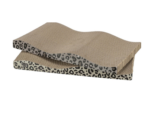 Trixie - Klovässare i Papp Leo, 44 × 6 × 25 cm, 2 St., brun/creme