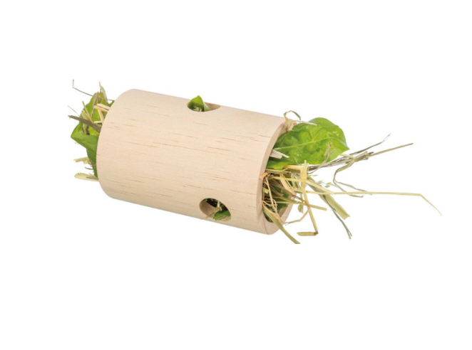 TRIXIE - Snacksrulle, trä, obehandlad, ø 6 x 11 cm