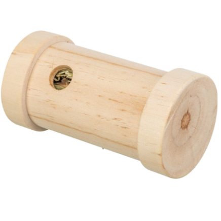 TRIXIE - Snacksrulle, trä, obehandlad, ø 6 x 11 cm