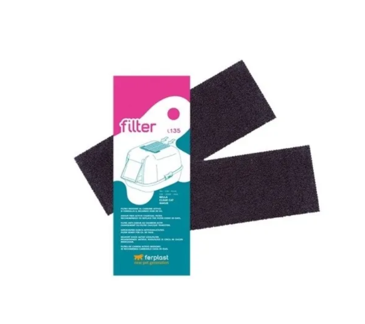 Kolfilter L135 Till Kattlåda 20x7cm Säljs styckevis