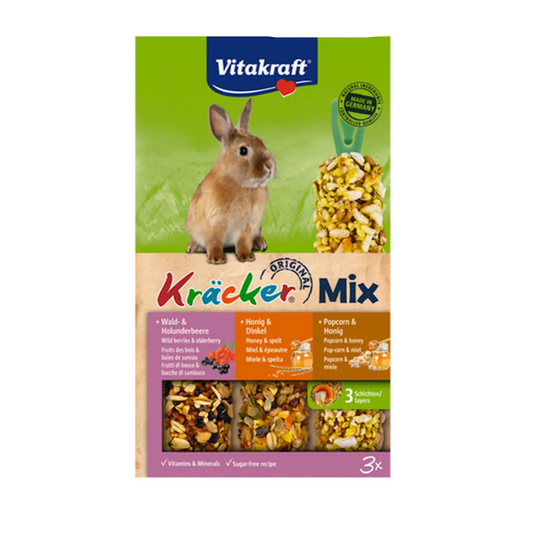  Vitakraft Kräcker Trio-Mix skogsbär, honung, popcorn 3-pack