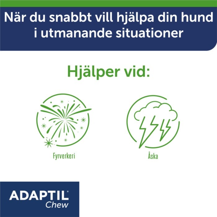 Adaptil - Chew Dog Treats Stressreducerande 30 st