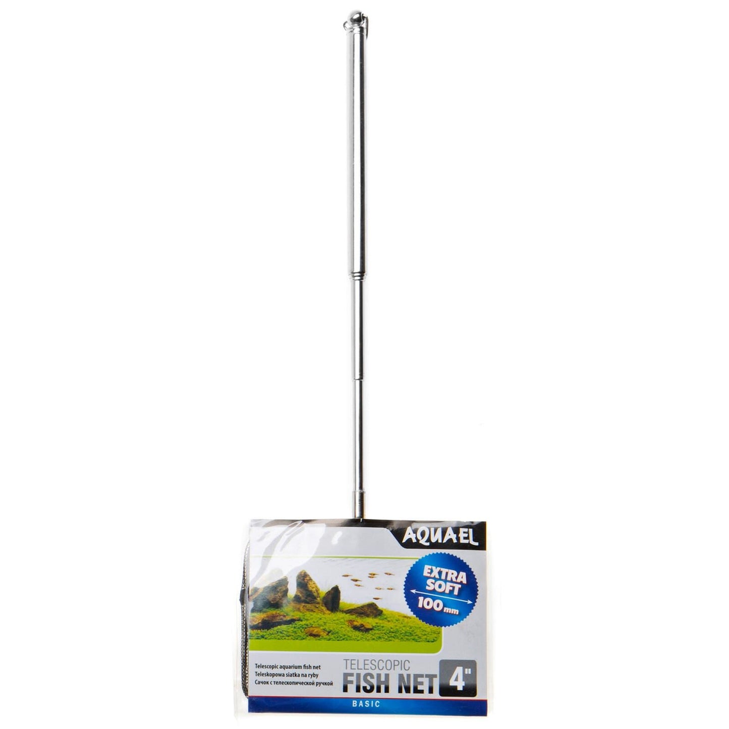 Aquael - Fiskhåv Teleskopisk 10x8cm