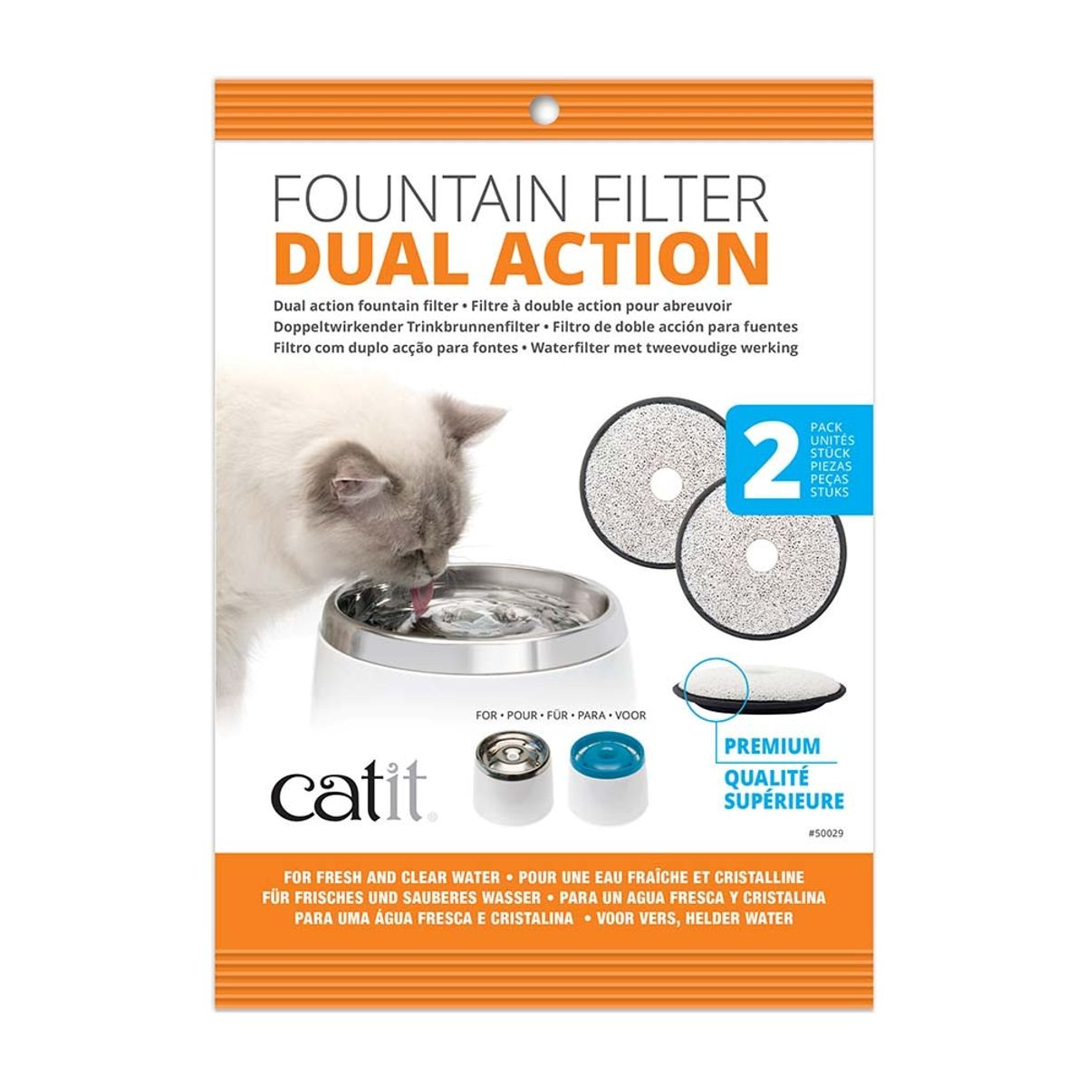 Catit - Premium Kolfilter - 2-pack