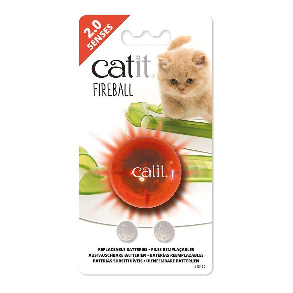 Catit - Senses 2.0 Fireball Röd
