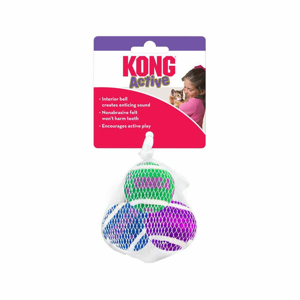 KONG - Cat Active Tennis Balls w/Bells