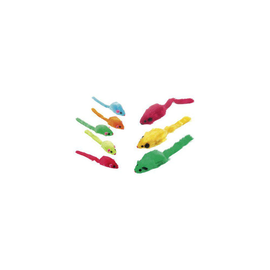 Pälsmus Med Kattmynta 5cm Mix Färg