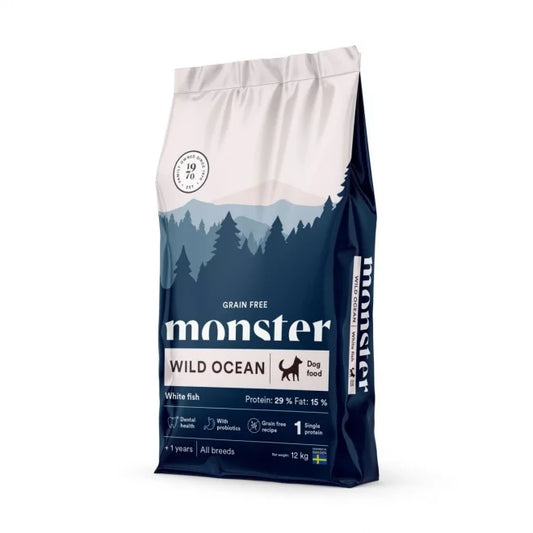 Monster - Dog Adult Grain Free Wild Ocean Vit Fisk