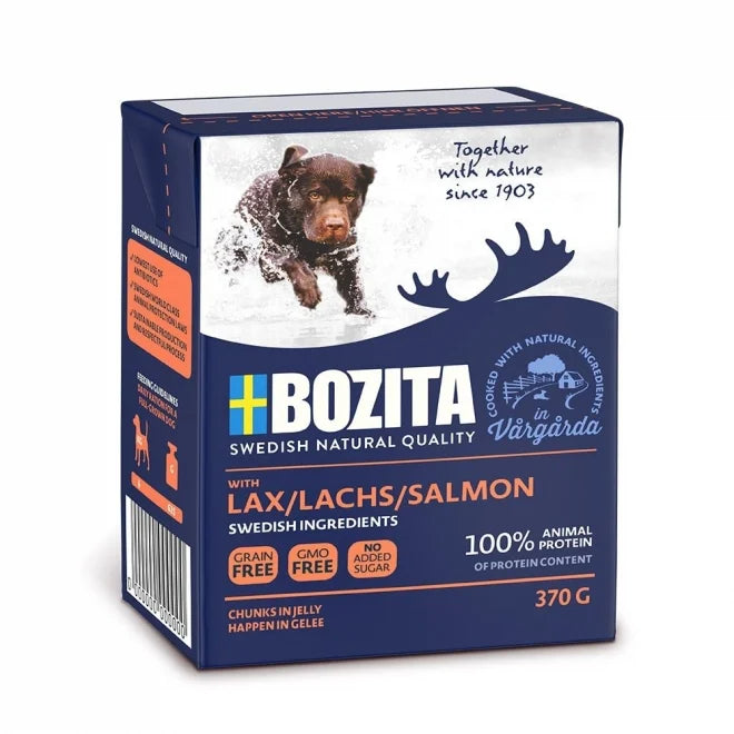 Bozita - Bitar i Gelé Lax 370 g