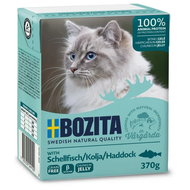 Bozita - Katt, Bitar i Gelé Kolja 370 g