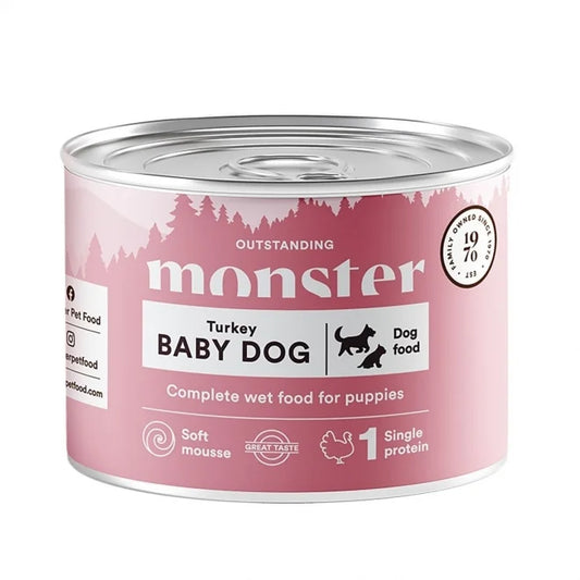 Monster Puppy Baby Mousse Kalkon 190 g