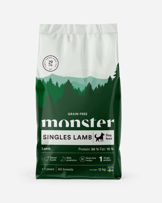 Monster - Dog Adult Grain Free Singles Lamm Small Bites