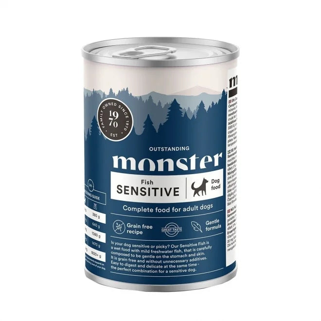 Monster Dog Adult Grain Free Sensitive Fisk 400 g