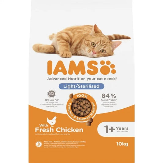 Iams for Vitality Cat Adult Light/Sterilised Chicken